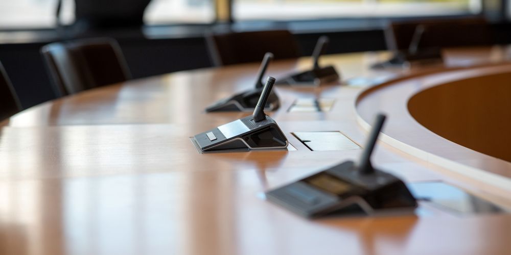 Zitplaats in de commissiekamer