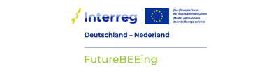 Logo Interreg Deutschland-Nederland: FutureBEEing
