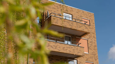 appartementencomplex met balkonnen