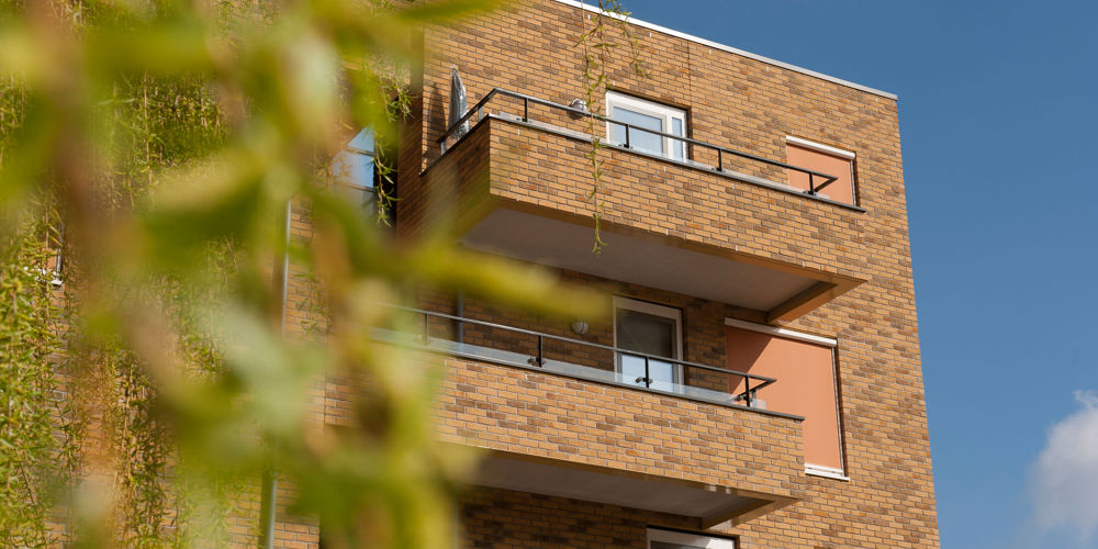 appartementencomplex met balkonnen