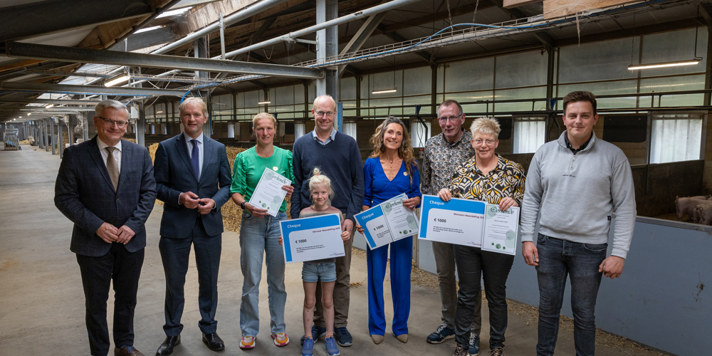  Op de foto v.l.n.r. Gert Harm ten Bolscher, Maurits von Martels, Nieske en Jeroen Neimeijer, Judith de Rijk, Henk en Alina Udink, Ruben Exterkate