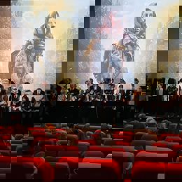 Een feestelijke première van de film Waltraud