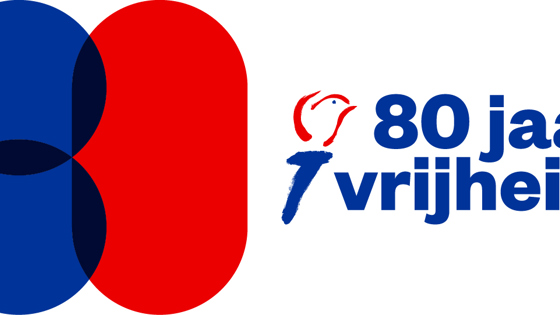Logo van 80 jaar vrijheid