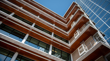 Detail van het provinciehuis