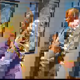 Annemiek Jetten (links) en Andries Heidema (rechts)