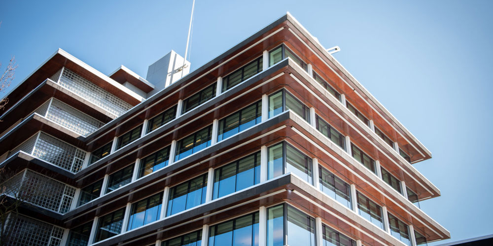 Detailopname van het provinciehuis