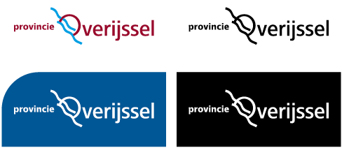 Voorbeeld logogebruik provincie Overijssel