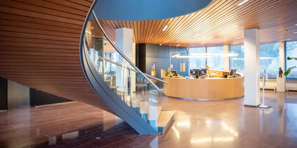 Receptie van het Provinciehuis in Zwolle
