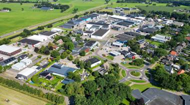 Luchtfoto bedrijventerrein Blankenfoort